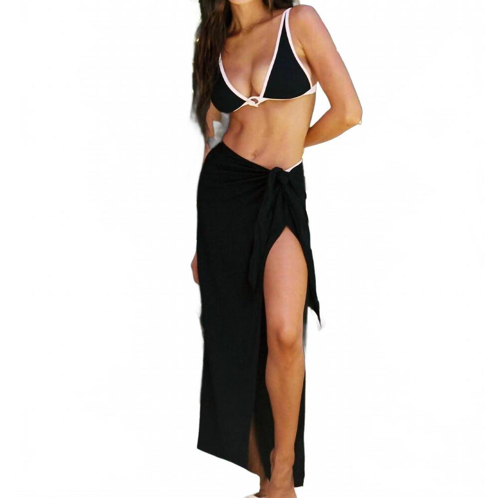 NEW L*SPACE portela sarong in black